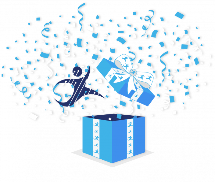 Gift DEM e omino fibra